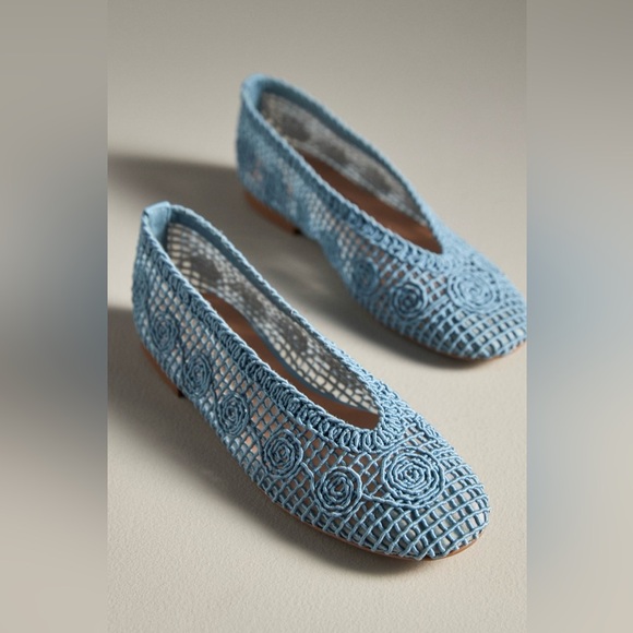 Bibilou Shoes - Bibi Lou Macrame Ballet Flats
Anthropologie In: Sky